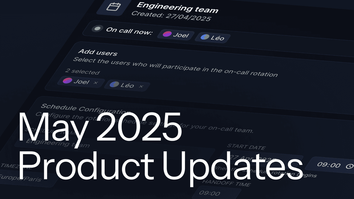 May 2025 Product Updates