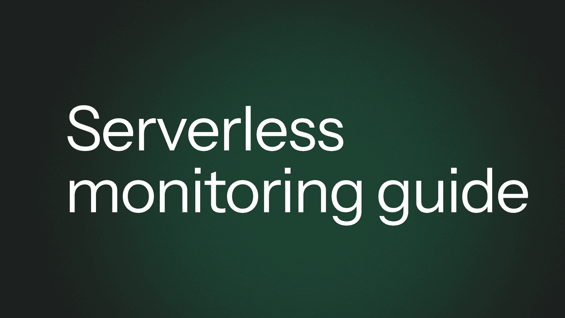 Serverless monitoring: Expert tips & tools to overcome cold starts, debug distributed errors & control costs.